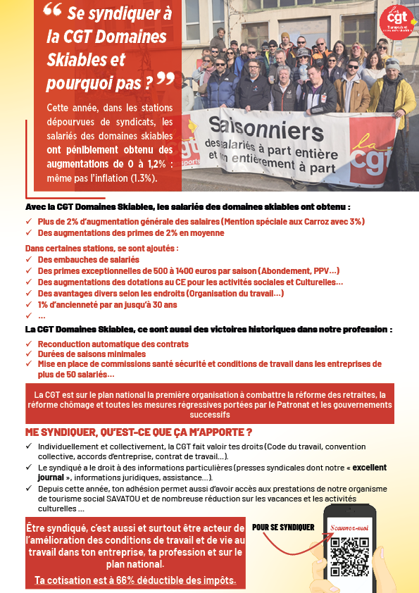 se syndiquer à la CGT